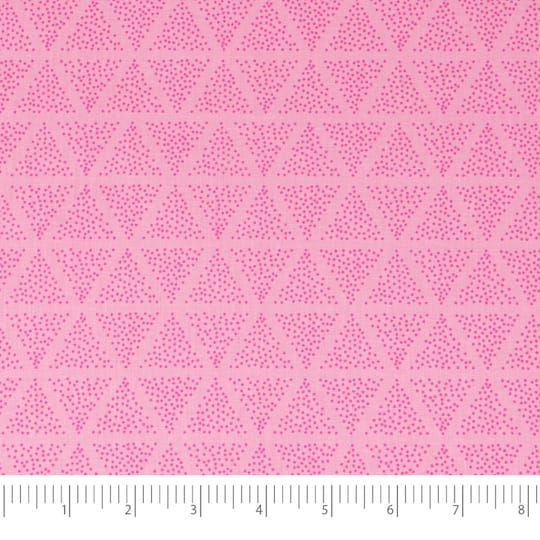 SINGER Pink Dot Blender Cotton Fabric